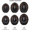 přilba FORCE ALVARO AERO, černá (Velikost S-M)
