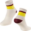 ponožky FORCE STRIPE krátké, krém-žluté (Velikost S-M/36-41)