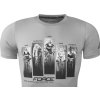 triko FORCE WORLD krátký rukáv, šedé (Velikost L)