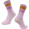 ponožky FORCE STRIPE dlouhé, fialové (Velikost S-M/36-41)