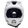 přilba FORCE DROP downhill, bílo-šedá (Velikost XS-S)