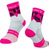 ponožky F TRIANGLE, bílo-růžové (Velikost S-M/36-41)