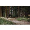 dres FORCE MTB RULES kr. rukáv, modrý (Velikost L)