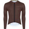 dres FORCE PLAIN dlouhý rukáv, hnědý (Velikost 3XL)
