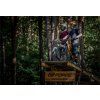 dres FORCE MTB RULES kr. rukáv, bordó (Velikost 3XL)