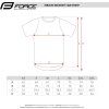 dres FORCE MTB RULES kr. rukáv, bordó (Velikost 3XL)