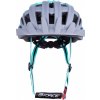 přilba FORCE CORELLA MTB, šedo-tyrkysová (Velikost S-M)