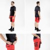 kraťasy F MTB-11 odnímatelná vložka, červené (Velikost 3XL)