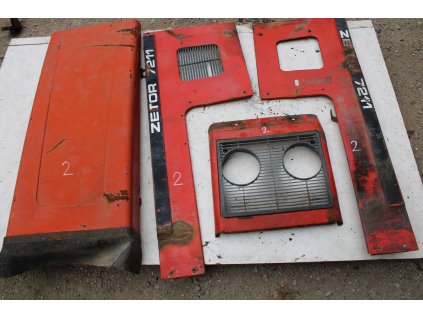 Kapota maska blatníky Zetor uř.1 7245