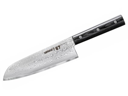 2213 samura damascus 67 nuz santoku 17 5 cm sd67 0094m
