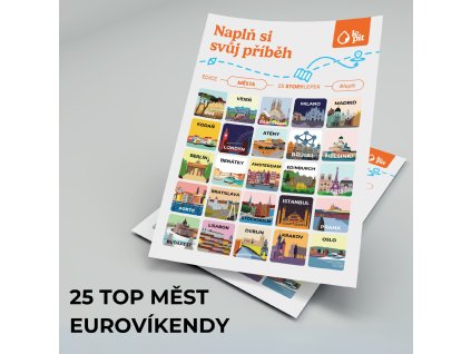 Samolepky na lahev - MĚSTA EVROPY