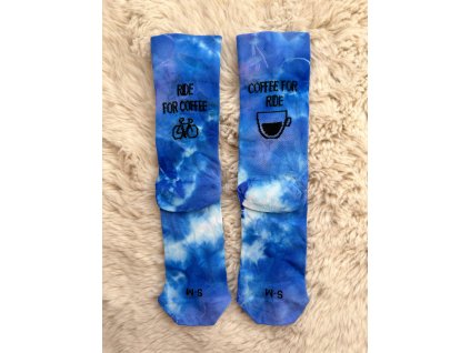 Batikované COFFEE - modré S-M