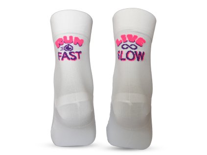 run fast fialova fluo pink