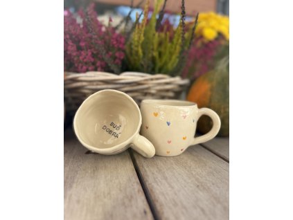 Keramický hrneček BUĎ DOBRÁ velký 300 ml