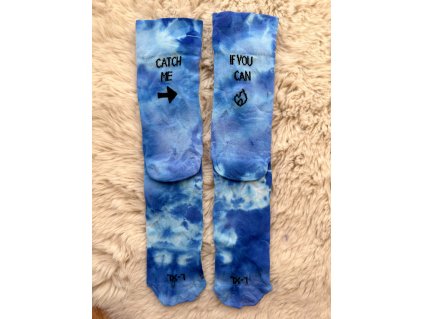 Batikované CATCH - modré L-XL