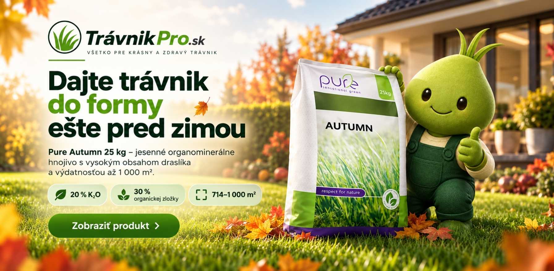 Jesenná starostlivosť o trávnik