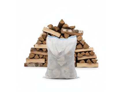 Rašlové pytle na dřevo 50 kg – 57 × 104 cm, balení 10 ks