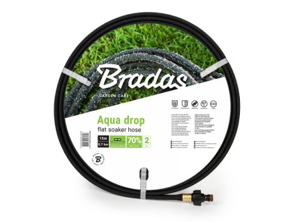 Hadice Bradas AQUA DROP FLAT pro kapkovitou závlahu 12 15m (2)