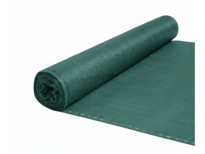 Stínící tkanina na plot – rašlový úplet 100 %, 200 g/m², 120 cm × 25 m, zelená