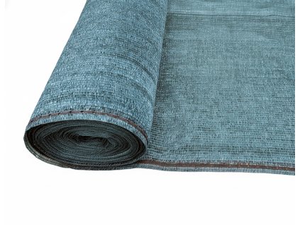Stínící tkanina na plot – rašlový úplet 90 %, 110 g/m², 125 cm × 25 m, zelená