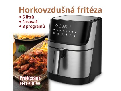 Horkovzdušná fritéza bez oleje Professor 5l 1700W (2)