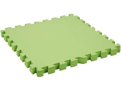 Podložka pod bazén pěnová – 50 × 50 cm, sada 27 ks, zelená, 2,5 × 2,5 m