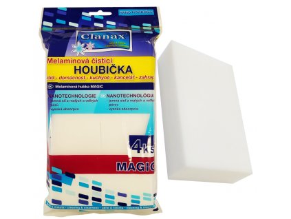 Nano houbička MAGIC – melaminová houba 4 ks