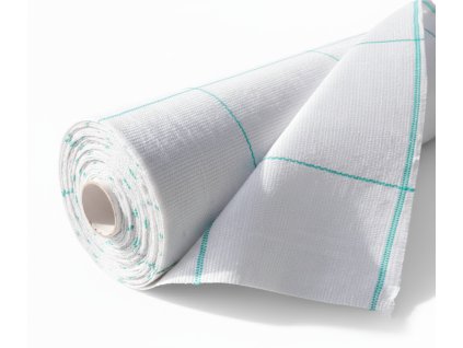 Tkaná textilie 100g/m², agrotextilie 50m x 1,65m, bílá + kotvící kolíky zdarma