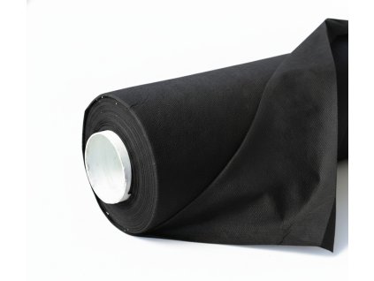 Netkaná textilie proti plevelu, 50g/m2, 50m x 1,6m - černá + kotvící kolíky ZDARMA