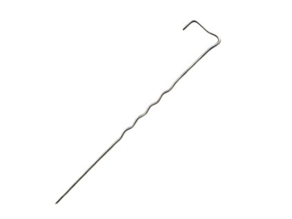 Ocelová kotvící skoba do země PROFI L 30cm × 4mm – 1 ks