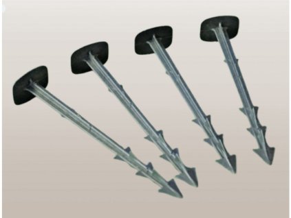 Plastové kotvící kolíky do země 15cm – balení 100 ksPlastový kotvící kolík 15cm - 100ks - 1