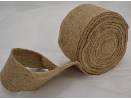 Pás na ochranu kmene stromu proti mrazu a zimnímu slunci – 100 % len, 10 cm × 10 mLEN LOGO