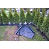 Tkaná textilie 100g/m² - textilie proti plevelu, 100m x 3,3m, přeložená, černá