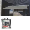 Stínící plachta proti slunci 3 x 2,5 m – šedá - 1