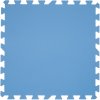 Podložka pod bazén pěnová – 50 × 50 cm, sada 27 ks, modrá, 2,5 × 2,5 m
