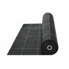 Tkaná textilie 130g/m², agrotextilie EXTRA PEVNÁ, 100m x 1,65m - černá + kotvící kolíky zdarma
