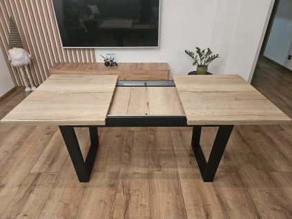 Rozkladací stôl Halifax prírodný 130x80+50 (stôl Tyee)