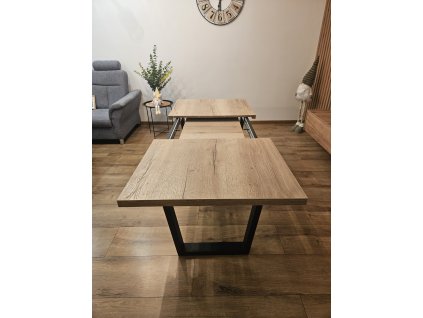 Rozkladací stôl Halifax prírodný 130x80+50 (stôl Tyee)