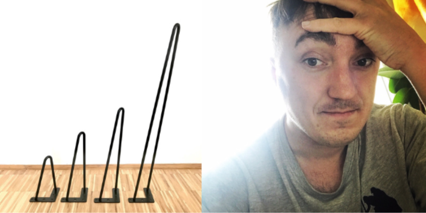Hairpin nohy fail.