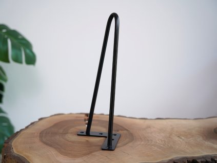Industrial Hairpin Podnož Noha 3 ramenná Černá 1ks - 2. jakost