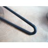 Industrial Hairpin Podnož Noha 2 ramenná Čierna 1ks - 2. akosť