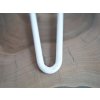 Industrial Hairpin Podnož Noha 3 ramenná Bílá 1ks - 2. jakost