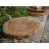 Dubové kulaté přírodní prkénko 25-30 cm