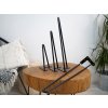 Industrial Hairpin Podnož Noha 2 ramenná Černá 1ks (Rozměr 20 cm)