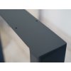 Robustní Železná Industrial Podnož Stolová Noha 2ks Antracit