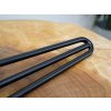 Industrial Hairpin Noha 3 ramenná Čierna 1ks