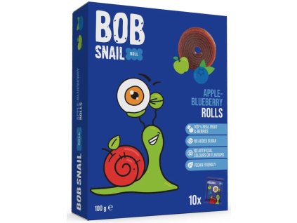 snek bob rolky jablko boruvka 100g