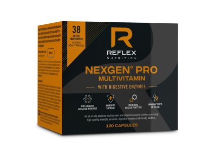 reflex nutrion nexgen pro vitamin digestive enzymes 120 kapsli