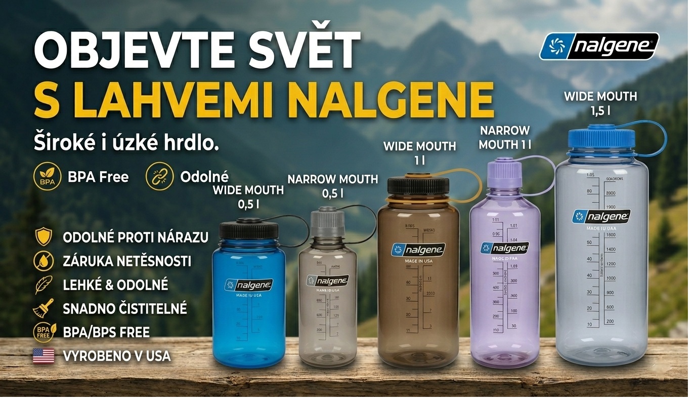 Láhev Nalgene - ideální společník v boji proti žízni