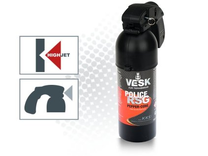 Pepřový sprej KKS Police RSG 750ml
